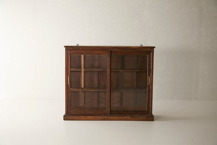 Vintage Teak and Glass Display Cabinet T.031
