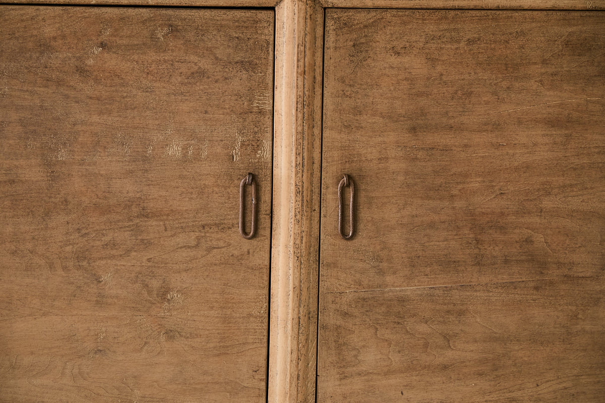 Vintage 3-Door Walnut Sideboard AH.138 - Circa 1875