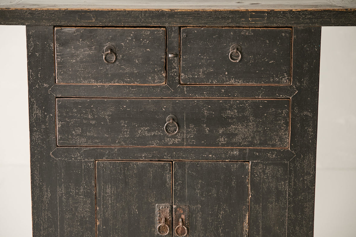 Vintage Black Elm Sideboard AH.132 - Circa 1925