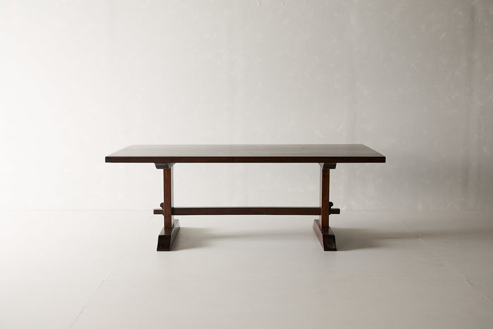 Mango Wood Trestle Dining Table