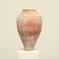 A one-of-a-kind neutral Turkish vintage vase pot without a handle, crafted from terra cotta clay, this piece showcases timeless quality and antique craftsmanship, adding a unique touch of history to your space