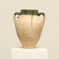 A one-of-a-kind clay brown Turkish vintage vase pot with two handles, crafted from terra cotta clay, this piece showcases timeless quality and antique craftsmanship, adding a unique touch of history to your space