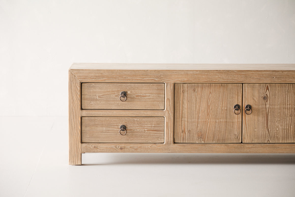 Claire Media Console - Aged Brown