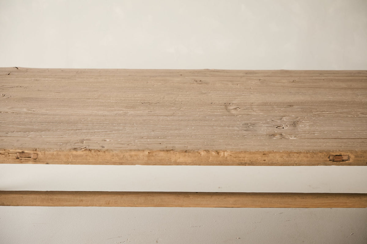 Vintage Elm Coffee Table AH.046 - Circa 1905