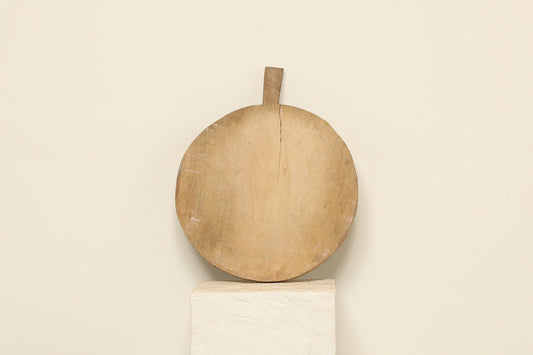Vintage Bread Board V elevate your home with a 16x1x20 vintage wood round bread board—rustic charm, rich patina, and timeless decor perfect for walls, shelves, or countertops.