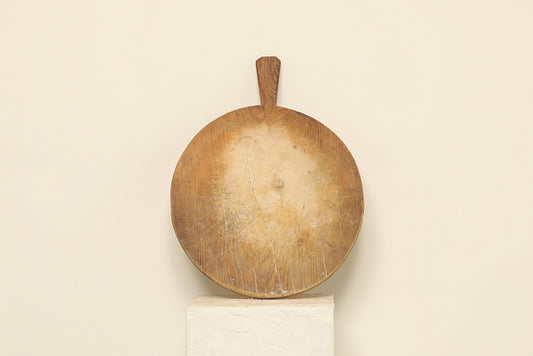 Vintage Bread Board XVII elevate your home with a 17x1x20 vintage wood round bread board—rustic charm, rich patina, and timeless decor perfect for walls, shelves, or countertops.