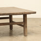 Vintage Elm Wood Coffee Table AD.021 Circa 1945 Rustic Farmhouse Style