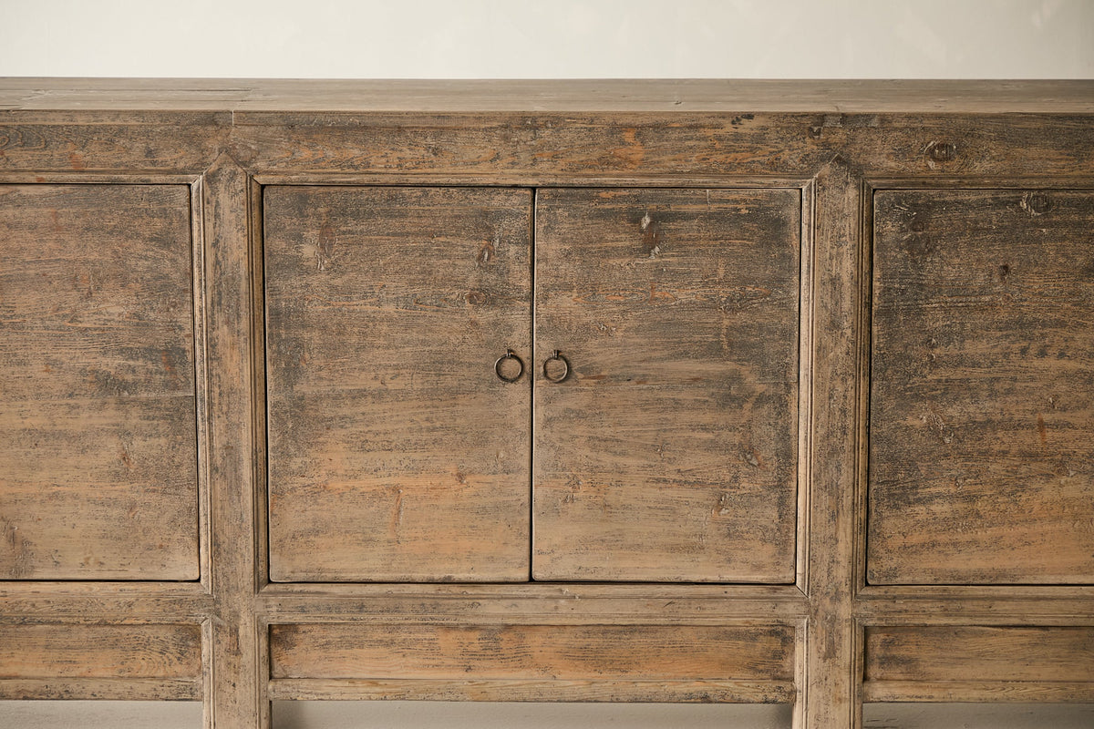 Vintage Pine 6-Door Sideboard - Circa 1905 No. M57