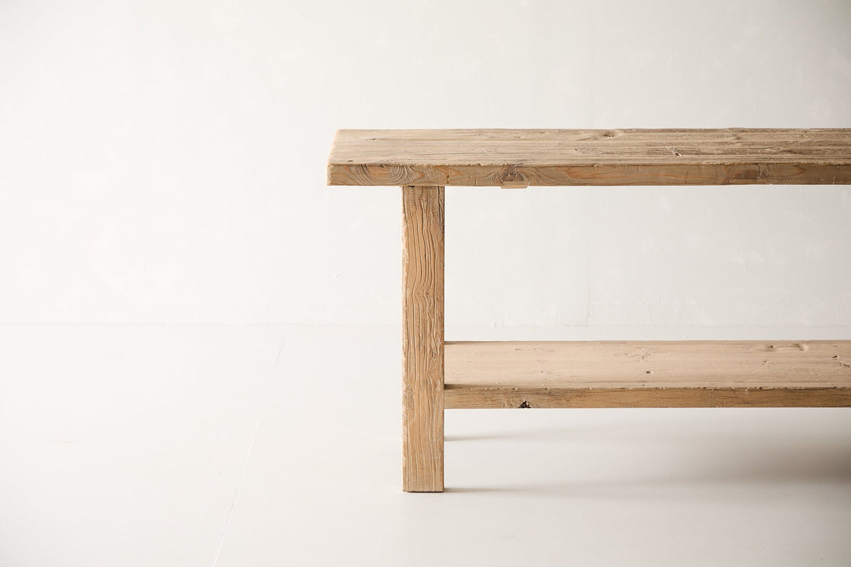 Vintage Pine Console Table - Circa 1945
