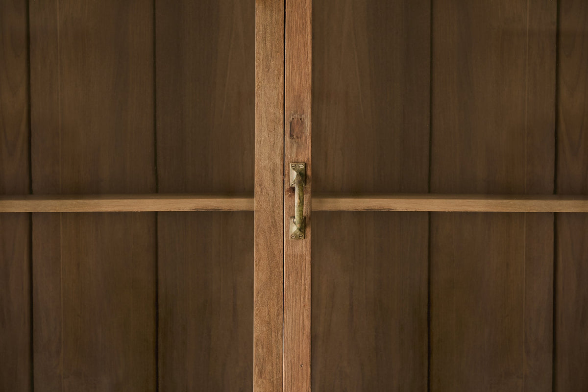 Vintage Teak and Glass Cabinet T.040