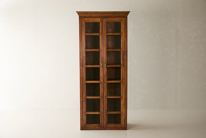 Vintage Teak and Glass Cabinet T.037