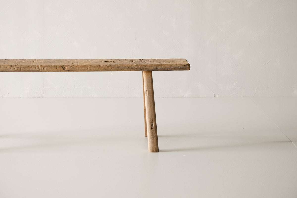 Vintage Elm Bench AE.066 - Circa 1925