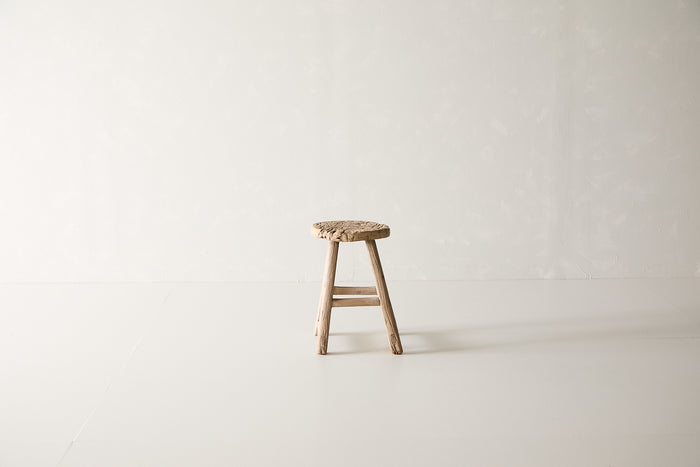 Vintage Elm Stool AE.160 - Circa 1925