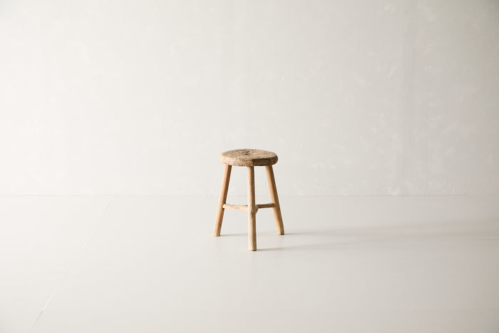 Vintage Elm Stool AE.165 - Circa 1925