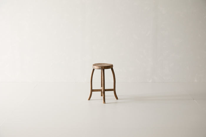 Vintage Elm Stool AE.168 - Circa 1925