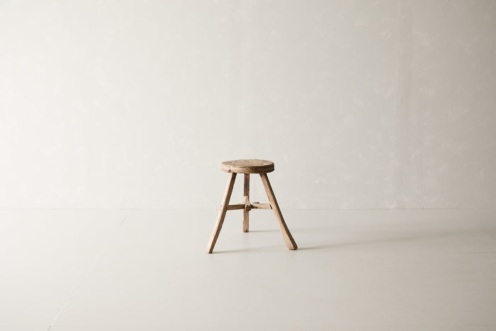Vintage Elm Stool AE.169 - Circa 1925