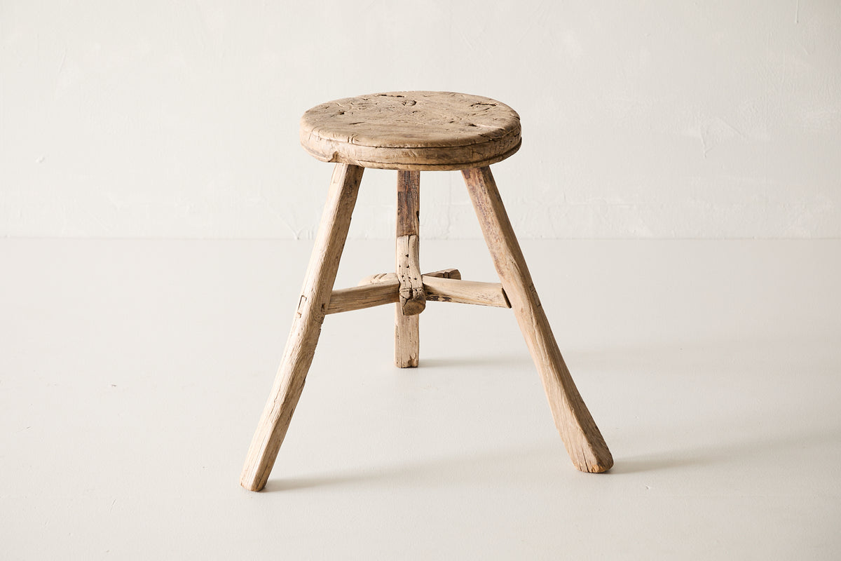 Vintage Elm Stool AE.169 - Circa 1925