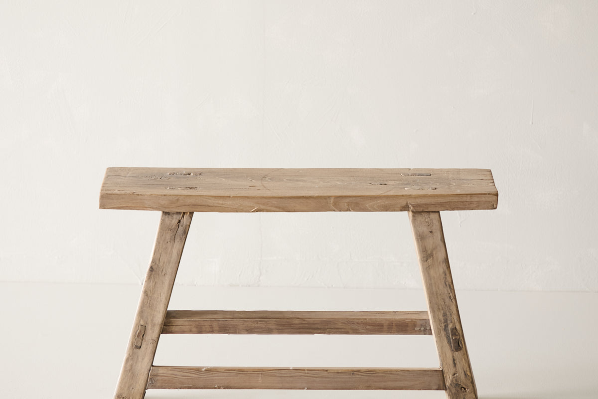 Vintage Elm Stool AE.173 - Circa 1925