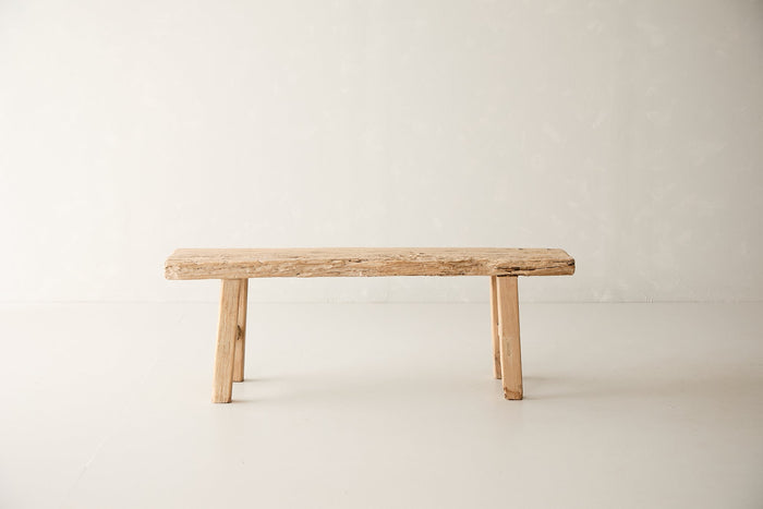 Vintage Elm Bench AH.025 - Circa 1945