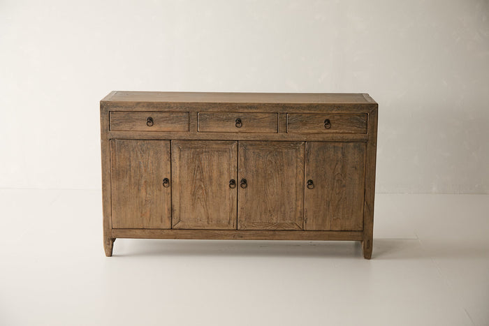 Vintage 4-Door Pine Sideboard AH.121 - Circa 1945