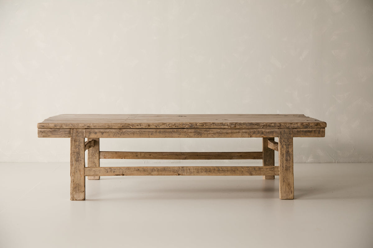 Vintage Poplar Coffee Table - Circa 1925