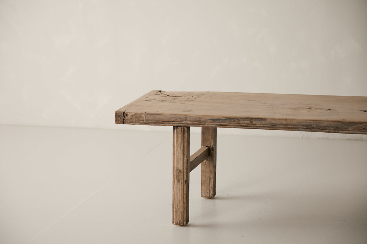 Vintage Fruitwood Bench - Circa 1955