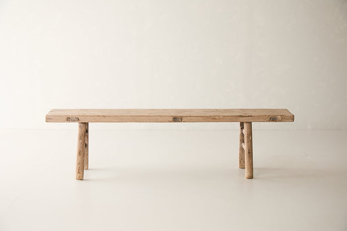 Vintage Elm Bench AH.014 - Circa 1945