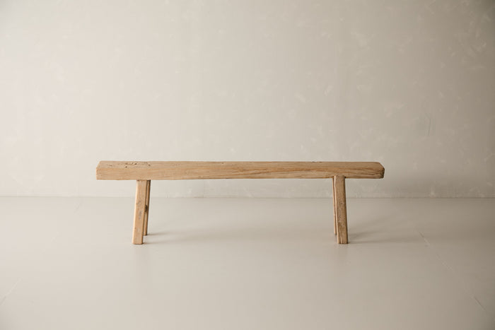 Vintage Elm Bench - Circa 1955