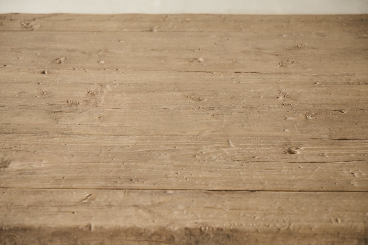 Vintage Elm Trestle Coffee Table - Circa 1925 No. M23