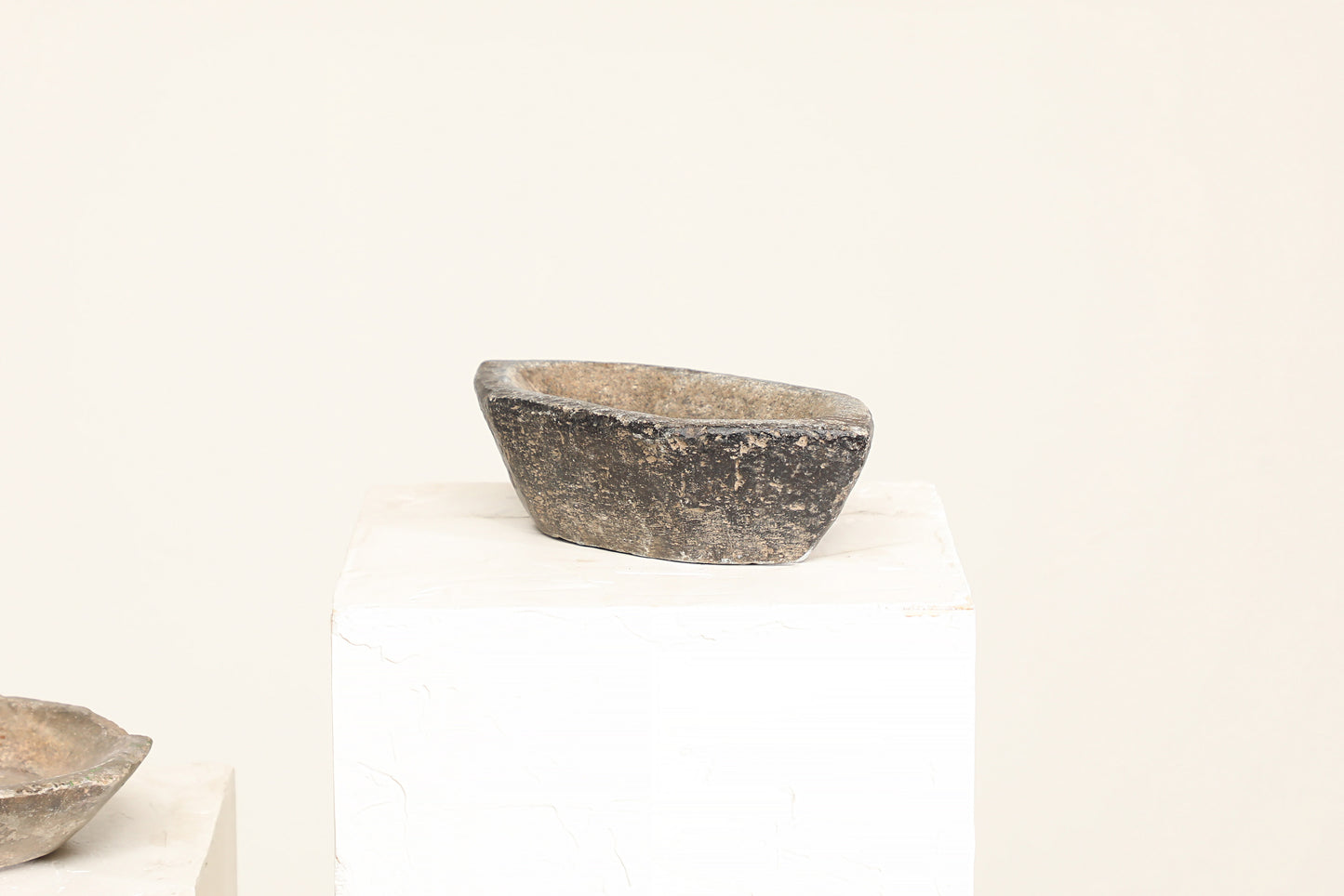rustic antique vintage stone dish bowl for modern farmhouse decor