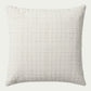 ivory off white throw pillow 22" x 22"