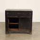 Reclaimed 2 Door Poplar Sideboard - Distressed Black