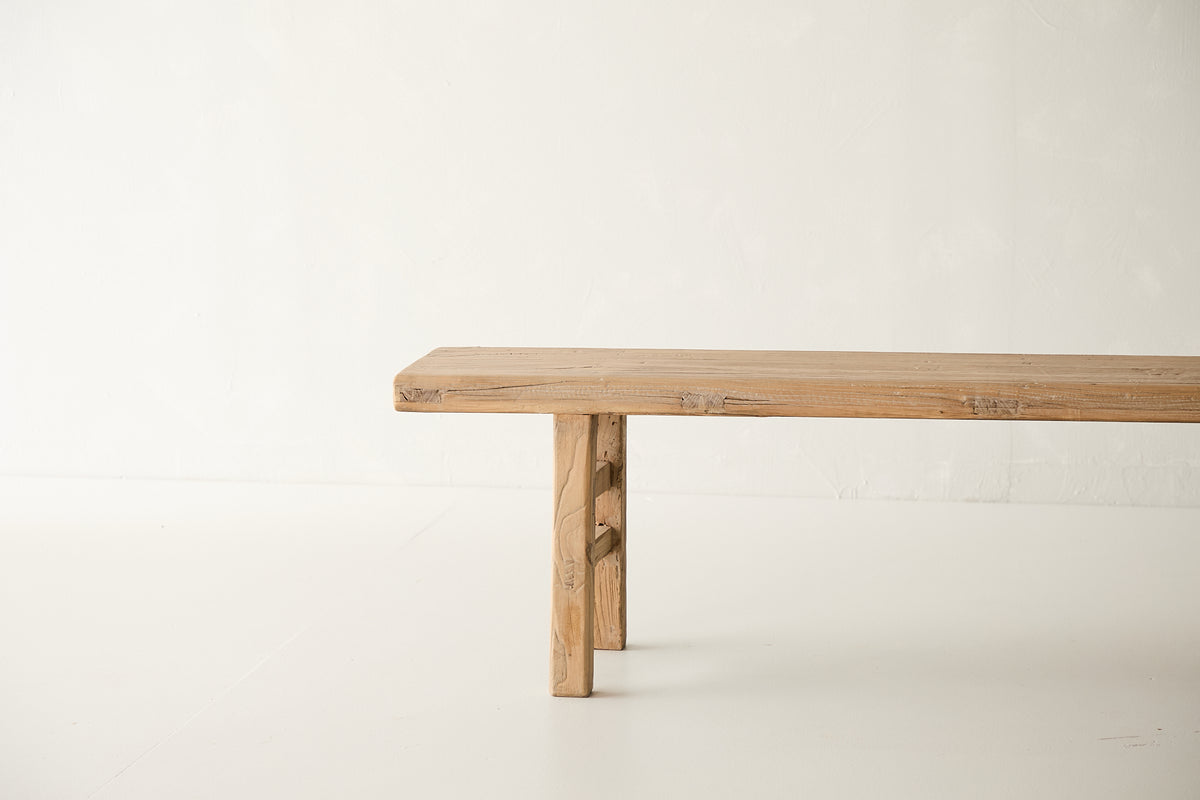 Franklin 66" Elm Bench - Natural