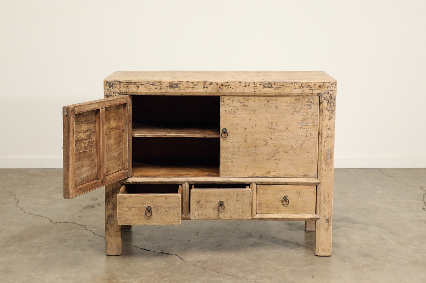 Vintage 2 Door Poplar Sideboard - Circa 1945