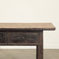 Vintage 3 Drawer Elm Console - Circa 1945