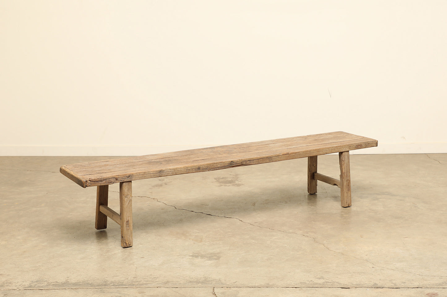 Vintage Elm Bench - Circa 1945