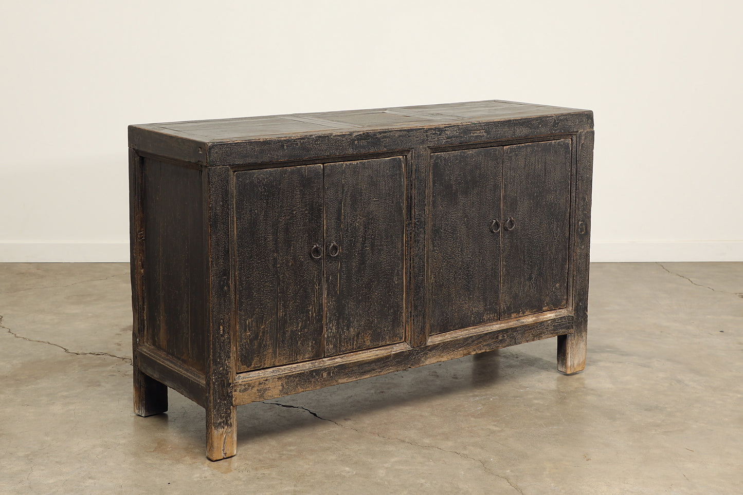 Vintage 4 Door Elm Sideboard - Circa 1945