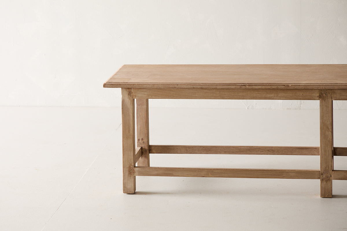 Vintage Teak Flat Bench