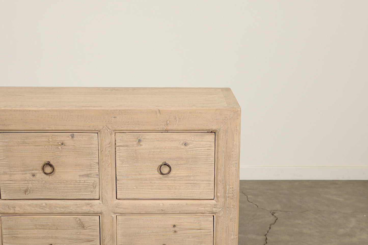 Reclaimed 10 Drawer Pine Sideboard