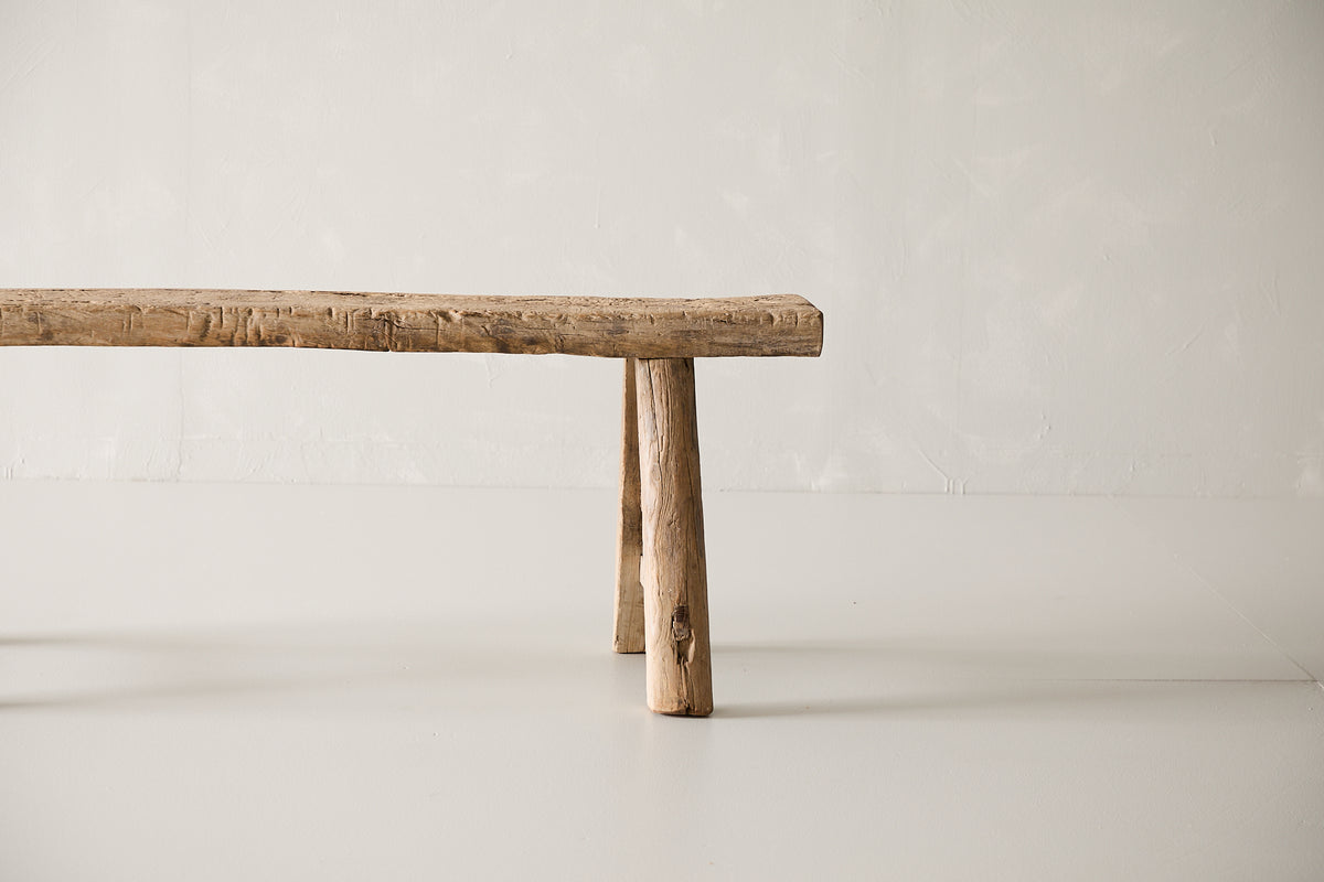 Vintage Cypress Bench AE.065 - Circa 1925