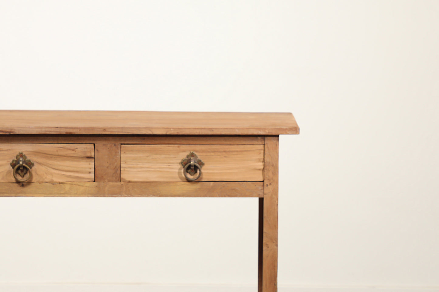 Vintage 3 Drawer Teak Console