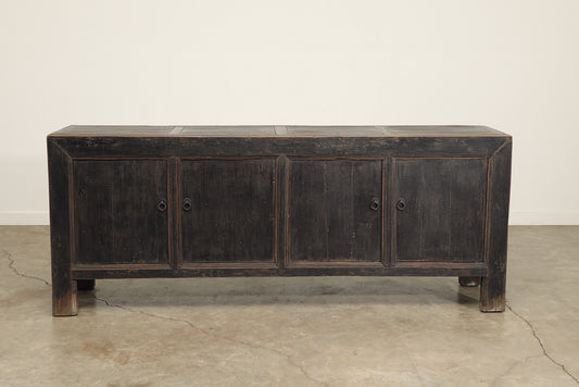 Vintage 4 Door Elm Sideboard - Circa 1945