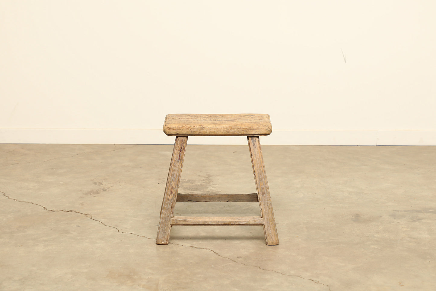 Vintage Elm Stool - Circa 1945