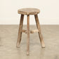 Vintage Elm Stool AC.040 - Circa 1945