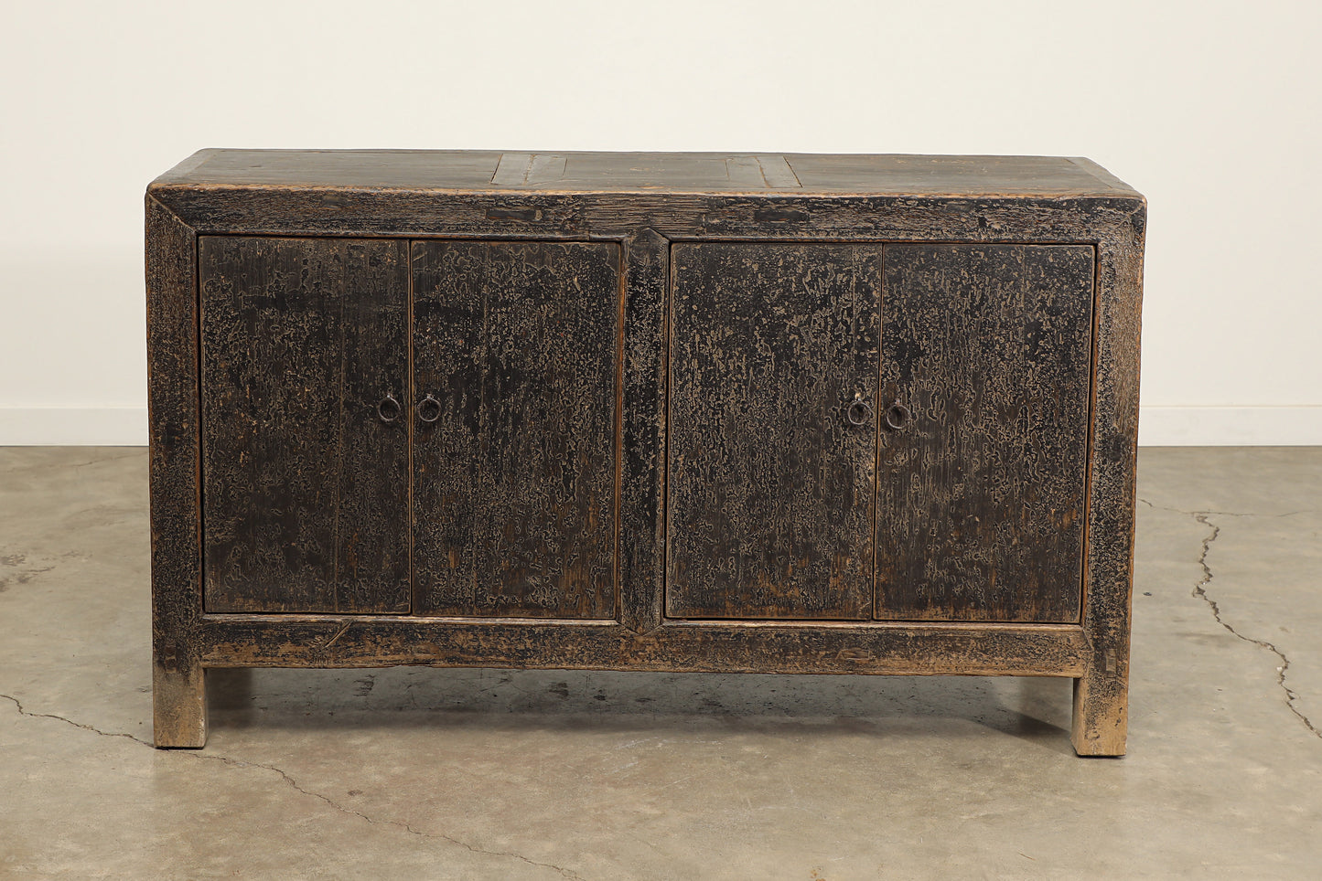 Vintage 4 Door Elm Sideboard - Circa 1945