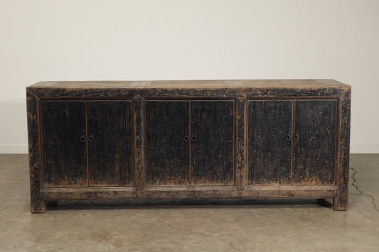 Vintage 6 Door Elm Sideboard - Circa 1945