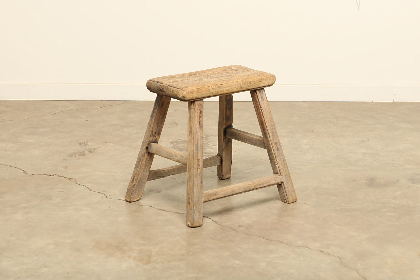 Vintage Elm Stool - Circa 1945