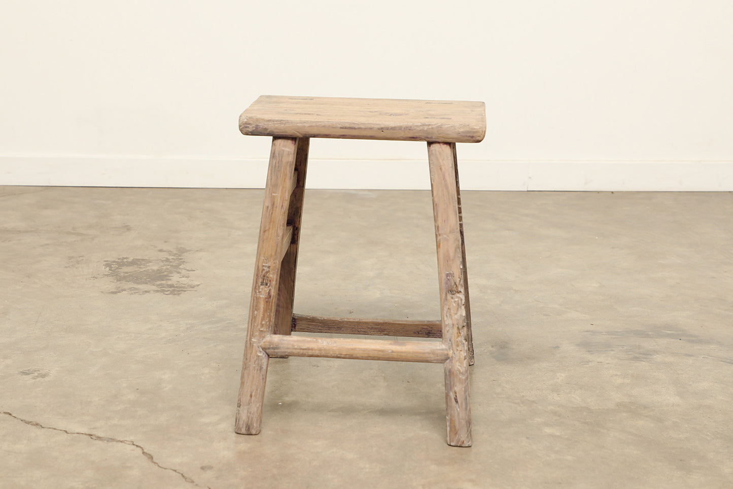 Vintage Elm Stool AC.010 - Circa 1945