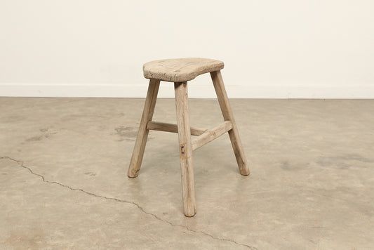 Vintage Elm Stool AC.026 - Circa 1945