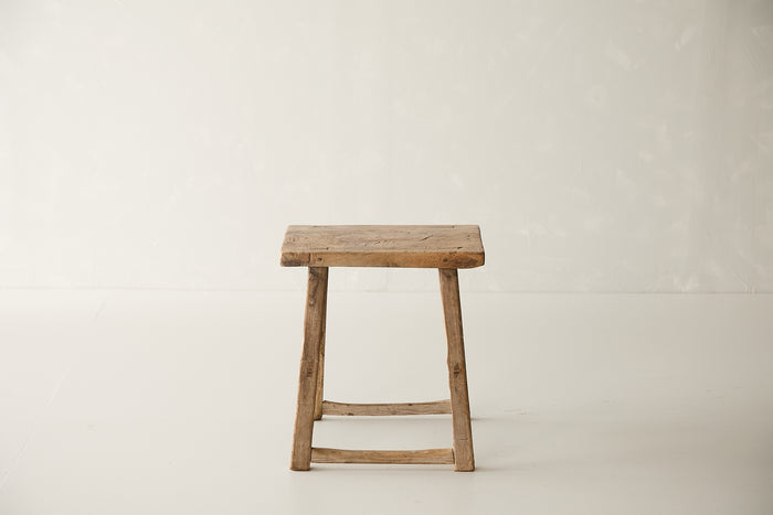 (GAZ154-AF15) Vintage Ranch Stool (19x14x20)